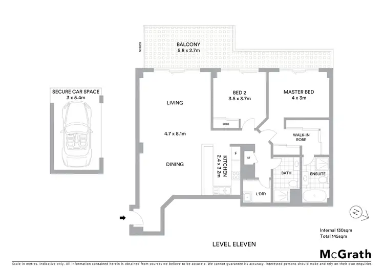 Floorplan of Homely apartment listing, 64/134 Bulwara Road, Pyrmont NSW 2009