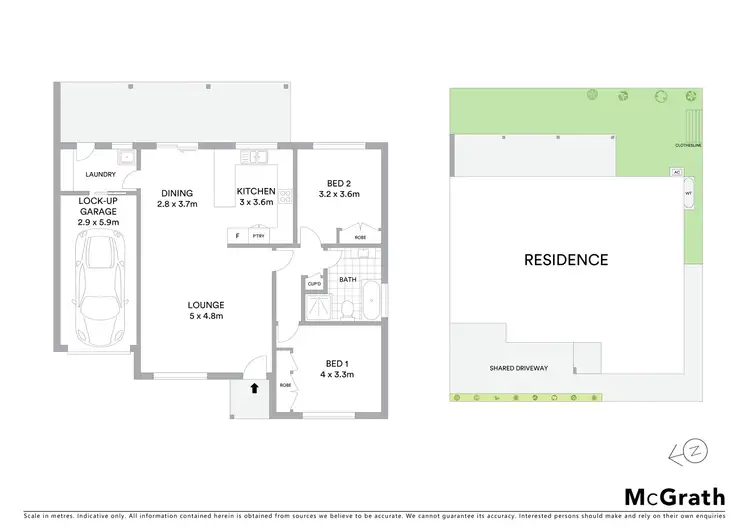 Floorplan of Homely townhouse listing, 2/17 Vera Court, Mudgee NSW 2850