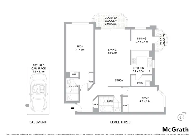 Floorplan of Homely apartment listing, 2301/219 Mitchell Road, Erskineville NSW 2043