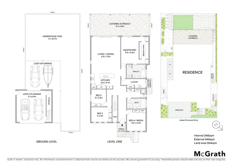 Floorplan of Homely house listing, 57 Lakes Entrance Drive, Springfield Lakes QLD 4300