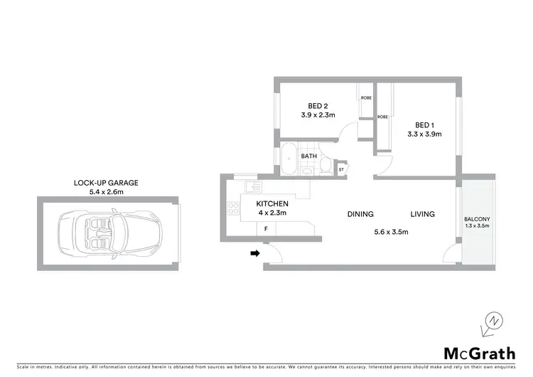 Floorplan of Homely unit listing, 23/261 Blaxland Road, Ryde NSW 2112