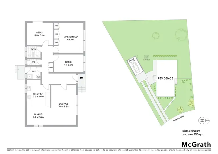 Floorplan of Homely house listing, 5 Eugenia Street, Rivett ACT 2611