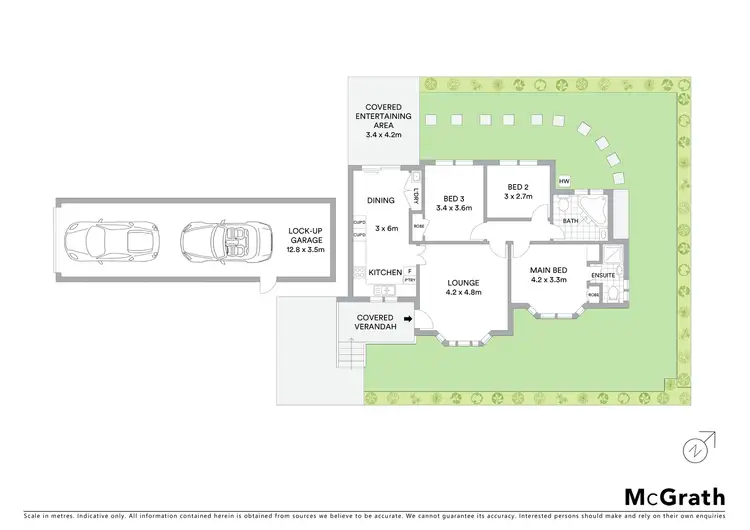 Floorplan of Homely semi-detached listing, 8A Wolger Road, Ryde NSW 2112
