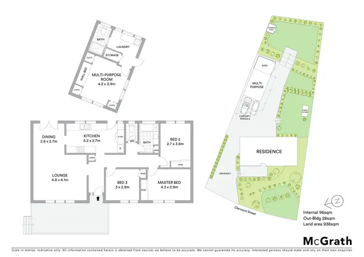Floorplan of Homely house listing, 38 Clermont Street, Fisher ACT 2611