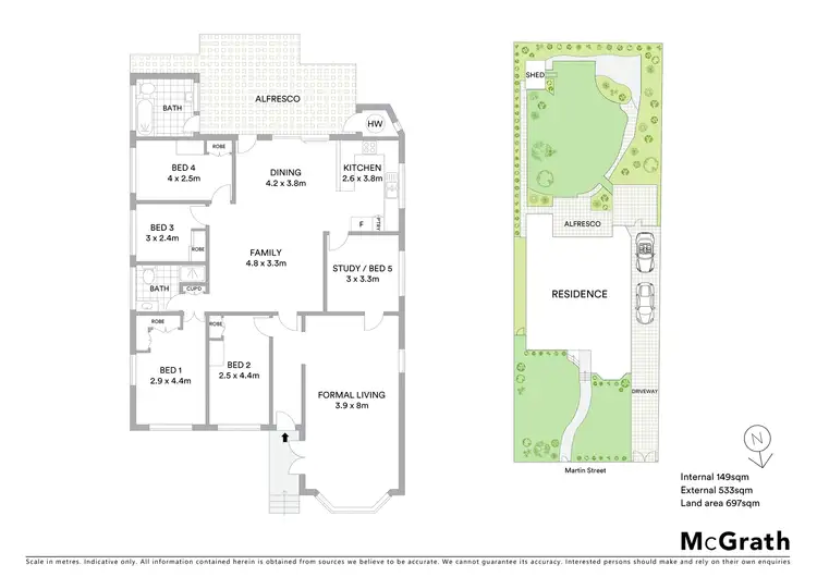 Floorplan of Homely house listing, 19 Martin Street, Hunters Hill NSW 2110