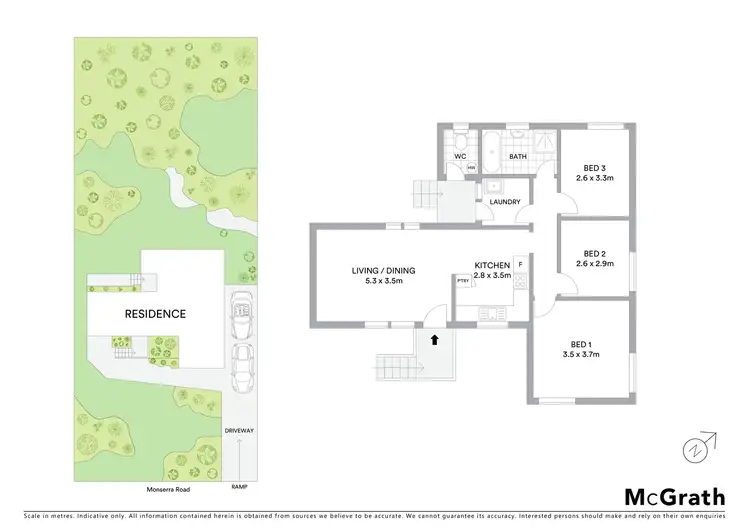 Floorplan of Homely house listing, 22 Monserra Road, Allambie Heights NSW 2100