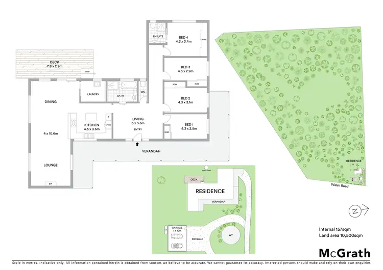 Floorplan of Homely rural property listing, 53 Walsh Road, Mudgee NSW 2850