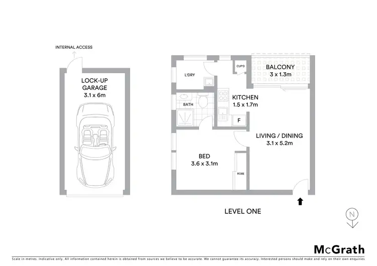 Floorplan of Homely apartment listing, 5/7 Burdett Street, Hornsby NSW 2077