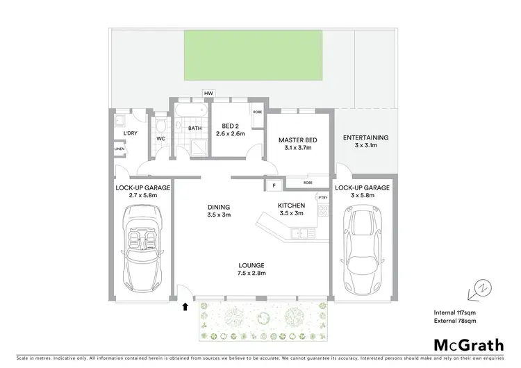 Floorplan of Homely townhouse listing, 7/157 Uriarra Road, Queanbeyan NSW 2620