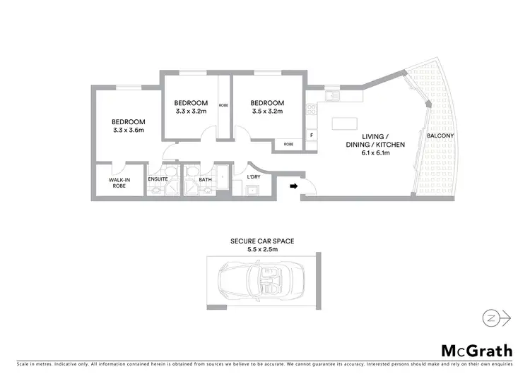 Floorplan of Homely apartment listing, 11/65 Coogee Bay Road, Randwick NSW 2031