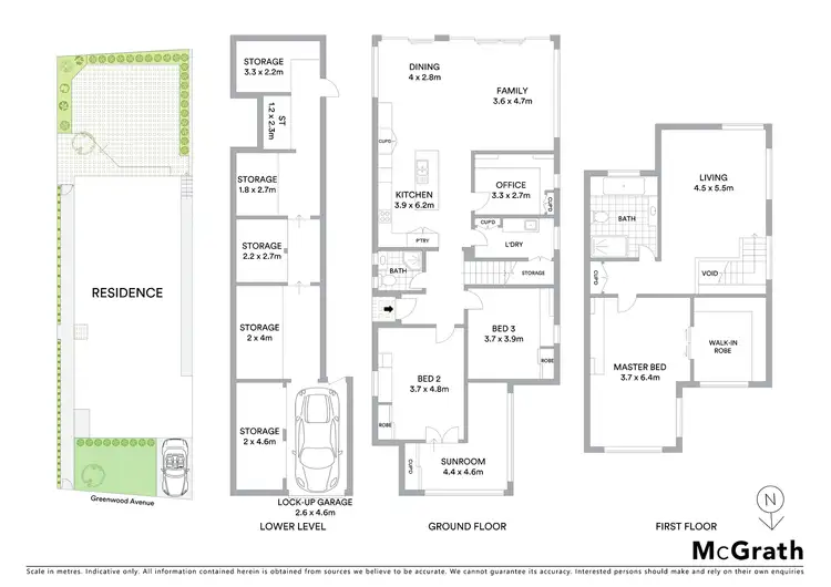 Floorplan of Homely house listing, 7 Greenwood Avenue, South Coogee NSW 2034