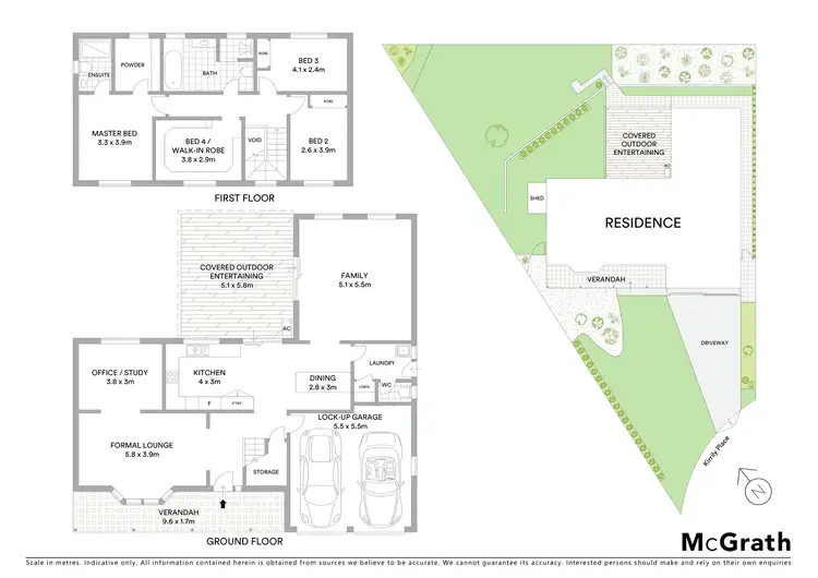Floorplan of Homely house listing, 5 Kirrily Place, Bass Hill NSW 2197