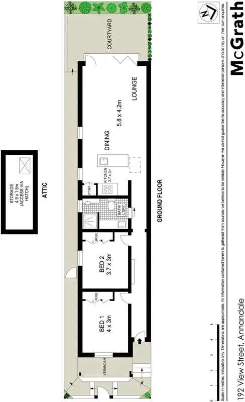 Floorplan of Homely house listing, 192 View Street, Annandale NSW 2038