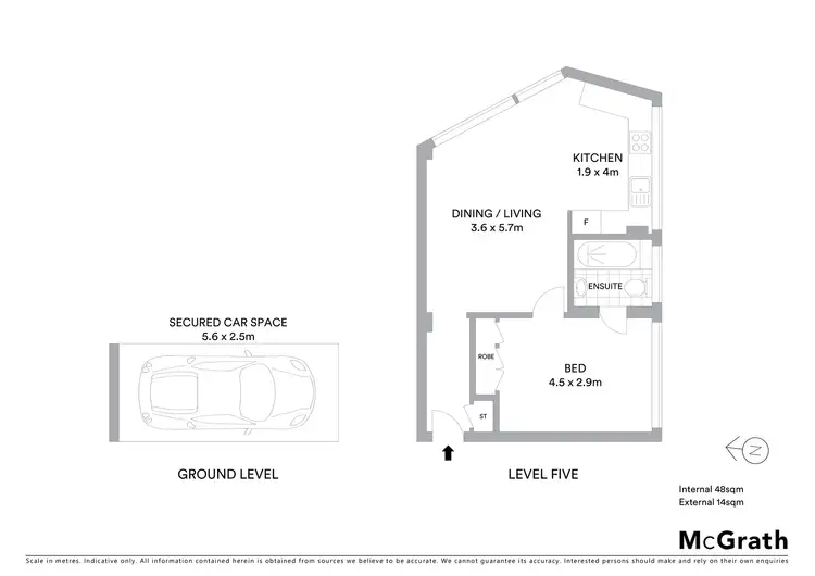 Floorplan of Homely unit listing, 33/15 Wylde Street, Potts Point NSW 2011