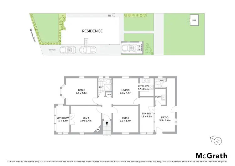 Floorplan of Homely house listing, 22 Robinson Street, Wiley Park NSW 2195