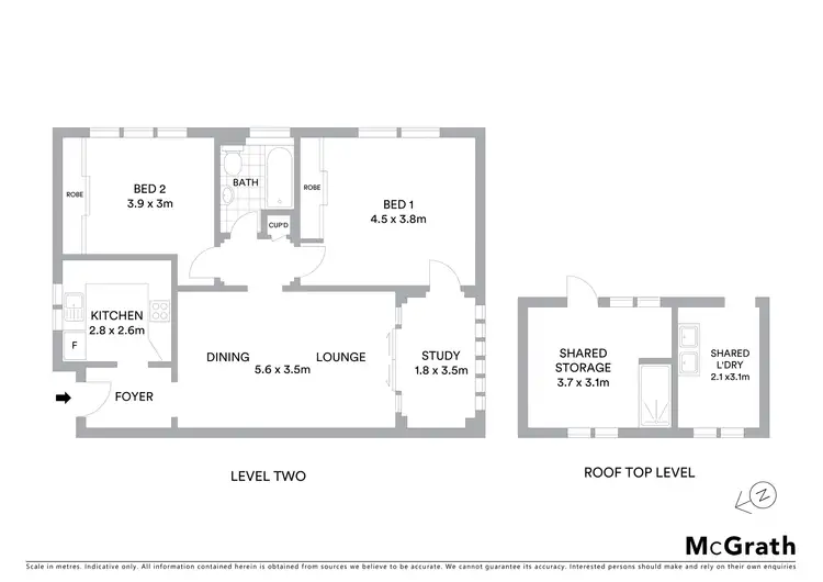 Floorplan of Homely apartment listing, 7/107 Alison Road, Randwick NSW 2031