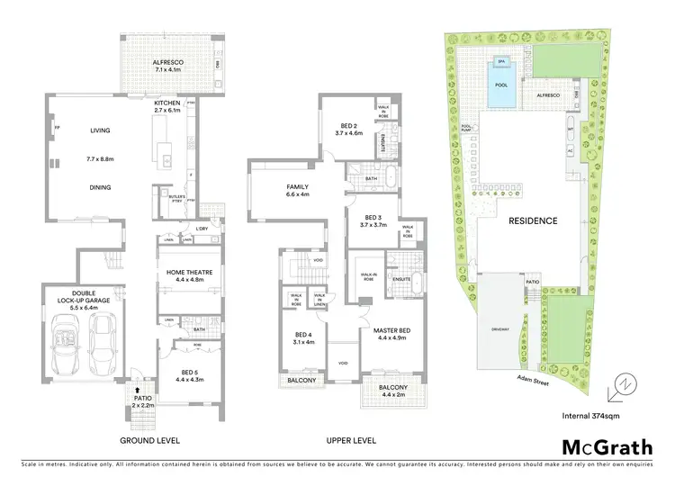 Floorplan of Homely house listing, 4 Adam Street, Ryde NSW 2112