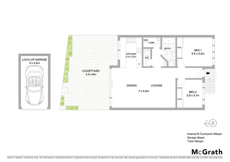 Floorplan of Homely villa listing, 2/26 Marlow Avenue, Denistone NSW 2114