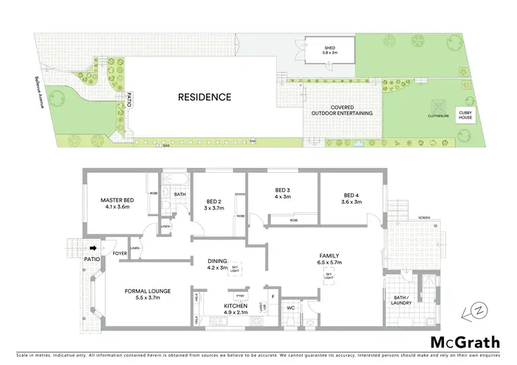 Floorplan of Homely house listing, 45 Bellevue Avenue, Georges Hall NSW 2198