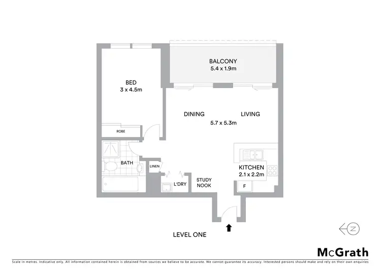 Floorplan of Homely apartment listing, 74/14 Thomas Street, Waitara NSW 2077