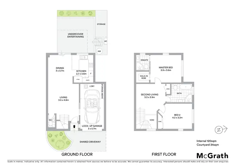 Floorplan of Homely townhouse listing, 2/735 Warringah Road, Forestville NSW 2087