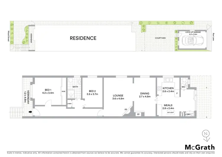 Floorplan of Homely house listing, 13 Wood Street, Randwick NSW 2031