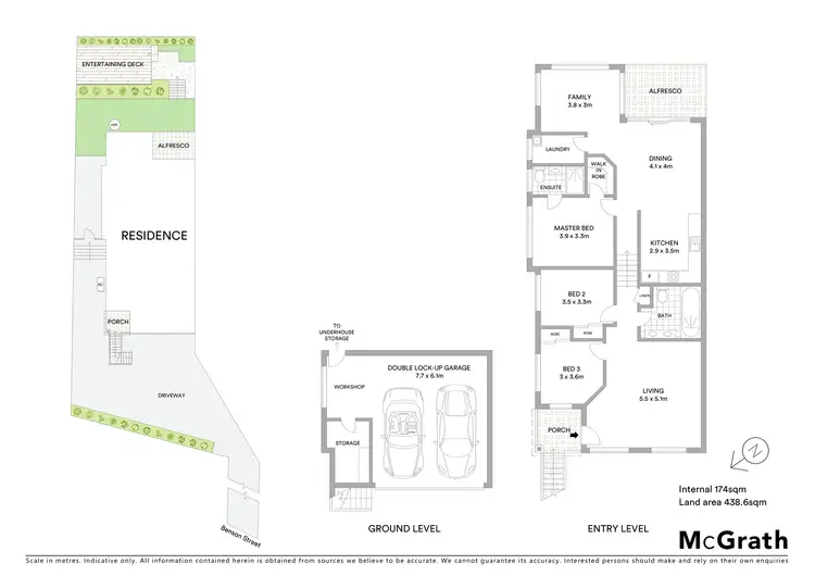 Floorplan of Homely semi-detached listing, 1B Benson Street, West Ryde NSW 2114