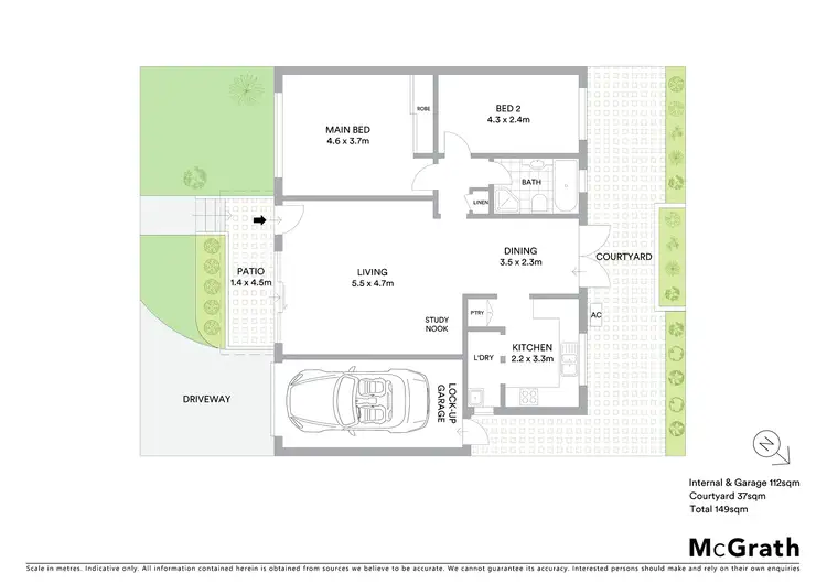 Floorplan of Homely villa listing, 2/33 Pennant Avenue, Denistone NSW 2114