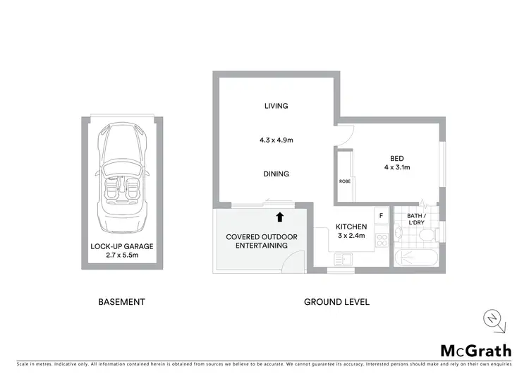 Floorplan of Homely unit listing, 4/15 Lane Cove Road, Ryde NSW 2112