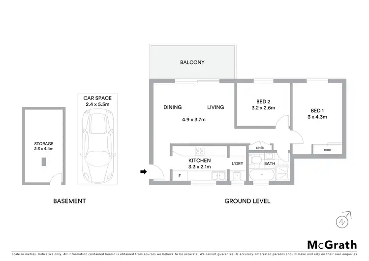 Floorplan of Homely apartment listing, 16/275 Blaxland Road, Ryde NSW 2112