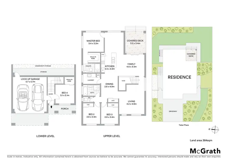Floorplan of Homely house listing, 6 Tabei Place, Springfield Lakes QLD 4300