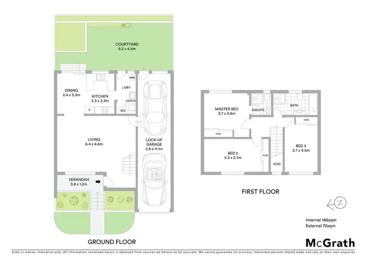 Floorplan of Homely townhouse listing, 5/140 Greenacre Road, Greenacre NSW 2190