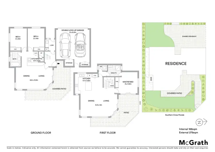 Floorplan of Homely semi-detached listing, 1/53 Southern Cross Parade, Sunrise Beach QLD 4567
