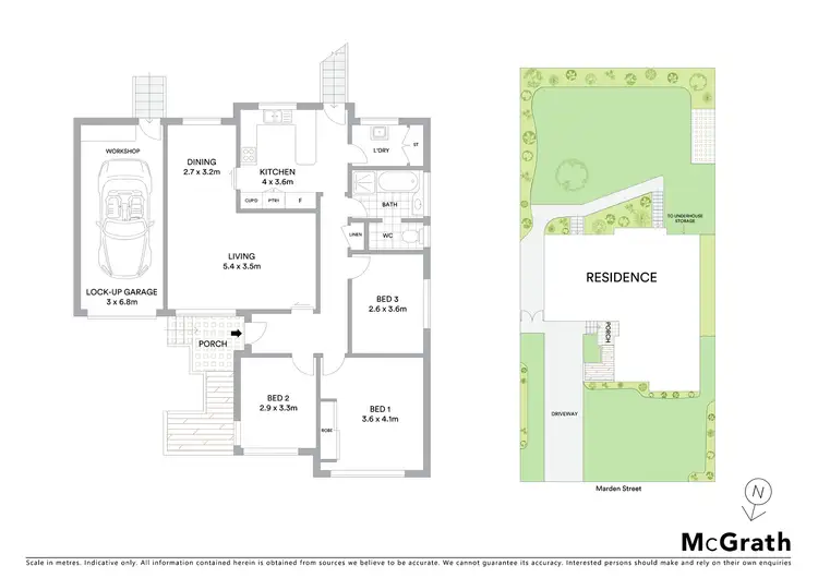 Floorplan of Homely house listing, 18 Marden Street, Georges Hall NSW 2198