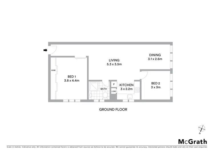 Floorplan of Homely apartment listing, 4/33 Balfour Road, Bellevue Hill NSW 2023