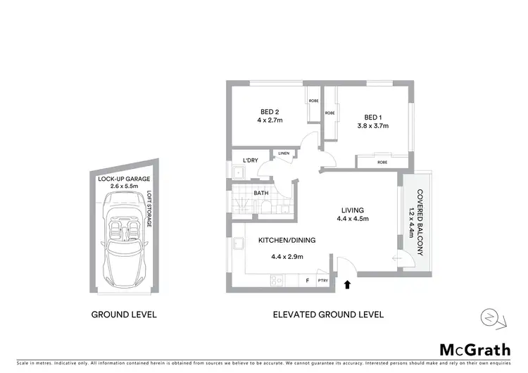 Floorplan of Homely apartment listing, 1/117 Perouse Road, Randwick NSW 2031