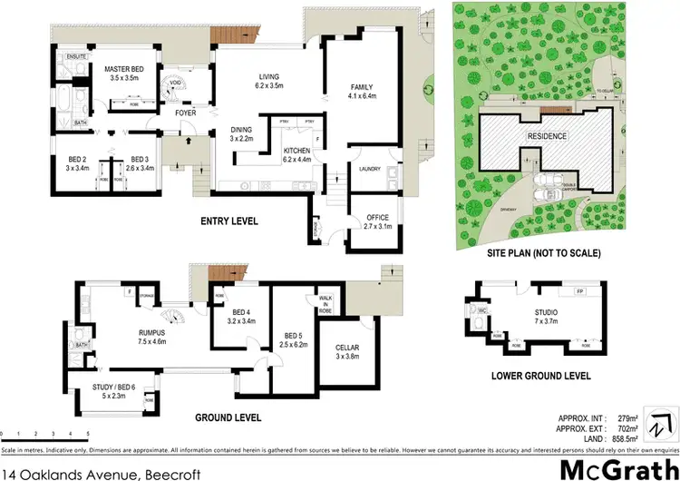 Floorplan of Homely house listing, 14 Oaklands Avenue, Beecroft NSW 2119