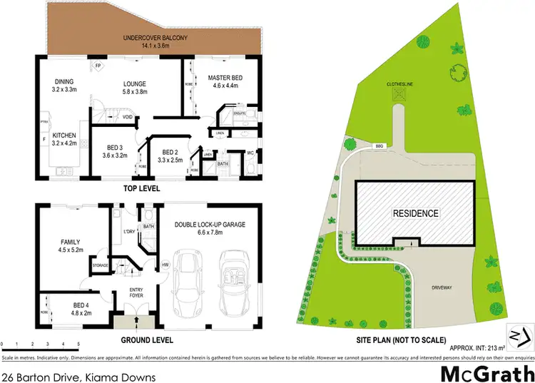 Floorplan of Homely house listing, 26 Barton Drive, Kiama Downs NSW 2533