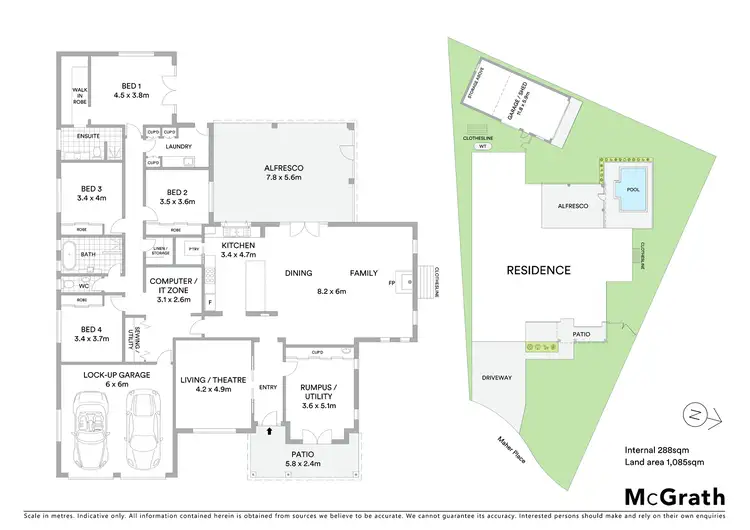Floorplan of Homely house listing, 18 Maher Place, Mudgee NSW 2850