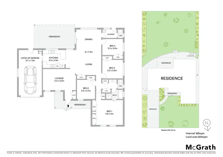 Floorplan of Homely house listing, 3 Baskerville Drive, Mudgee NSW 2850