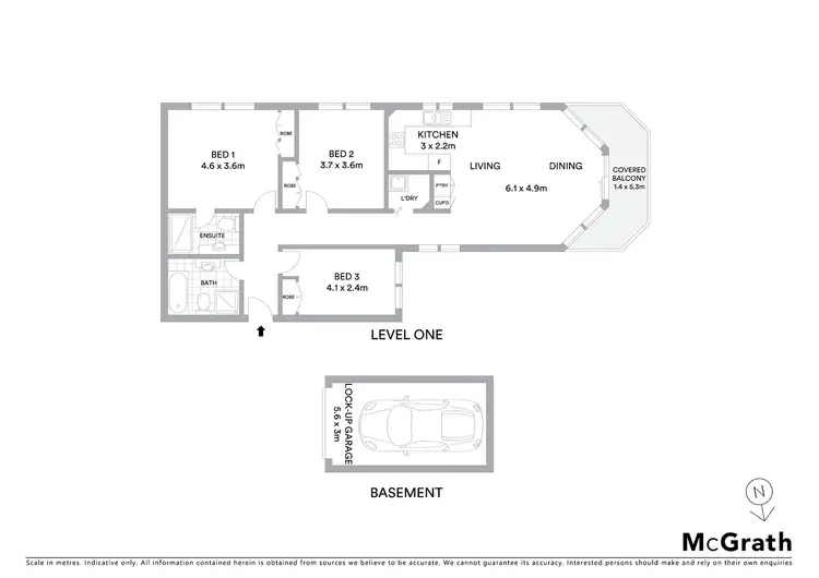 Floorplan of Homely apartment listing, 10/12 Alexander Street, Coogee NSW 2034