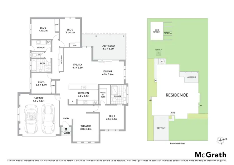 Floorplan of Homely house listing, 10 Broadhead Road, Mudgee NSW 2850