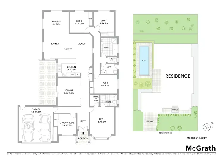 Floorplan of Homely house listing, 40 Berkshire Place, Springfield Lakes QLD 4300
