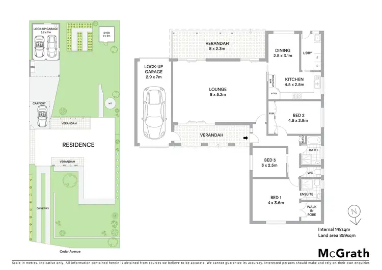 Floorplan of Homely house listing, 7 Cedar Avenue, Mudgee NSW 2850
