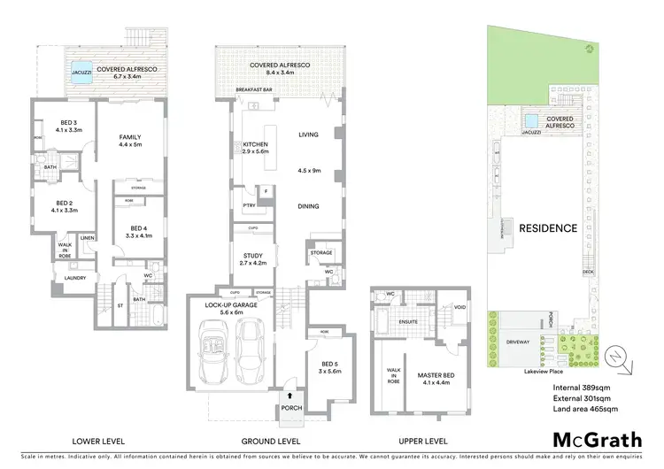 Floorplan of Homely house listing, 14 Lakeview Place, Springfield Lakes QLD 4300