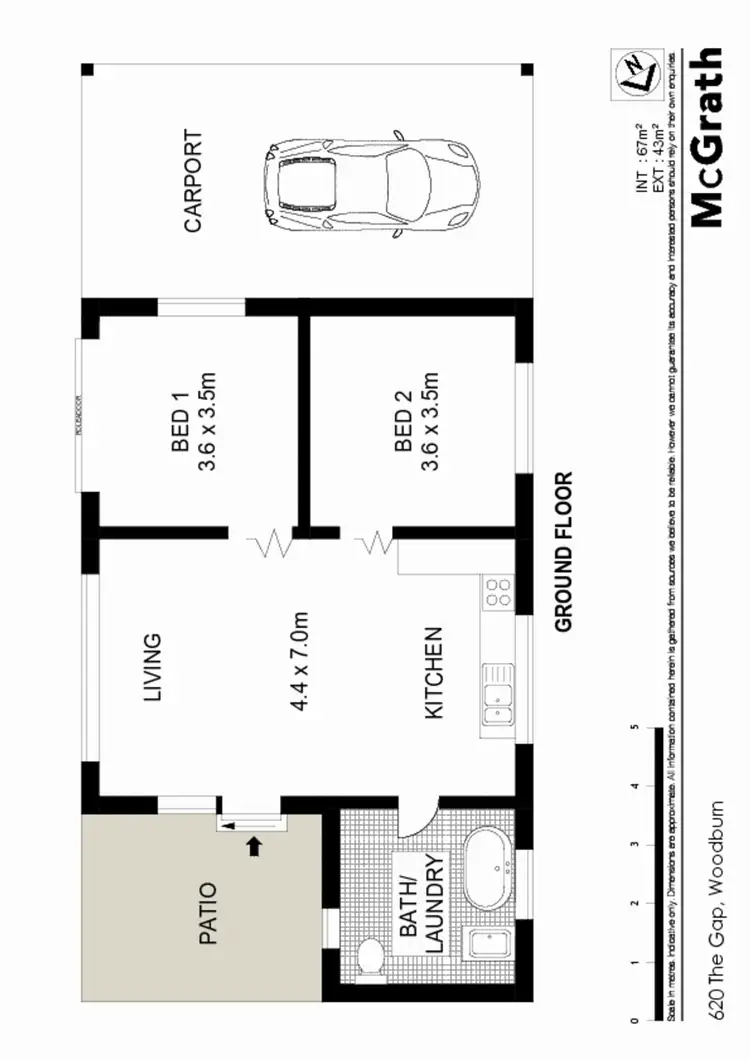 Floorplan of Homely rural property listing, 620 The Gap Road, Woodburn NSW 2472