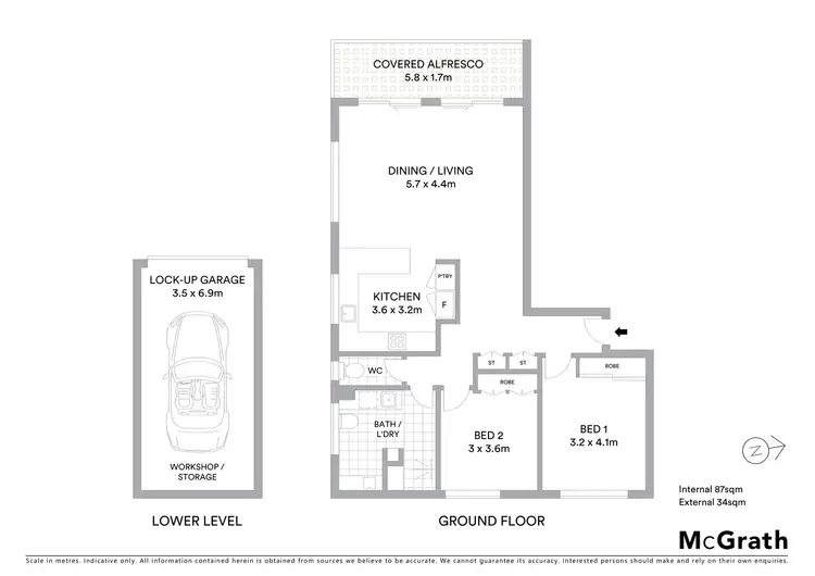 Floorplan of Homely apartment listing, 1/15-17 Attunga Heights, Noosa Heads QLD 4567
