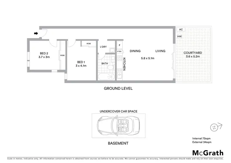 Floorplan of Homely unit listing, 6/53 Whitehall Street, Footscray VIC 3011