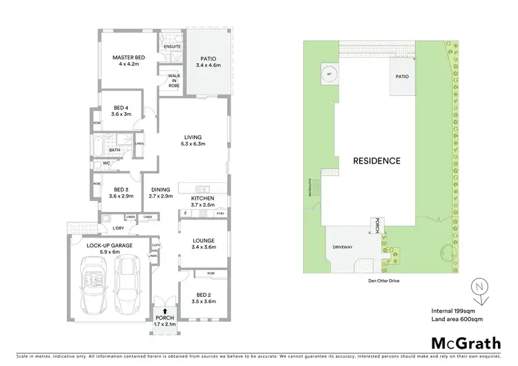 Floorplan of Homely house listing, 11 Den Otter Drive, Bellbird Park QLD 4300
