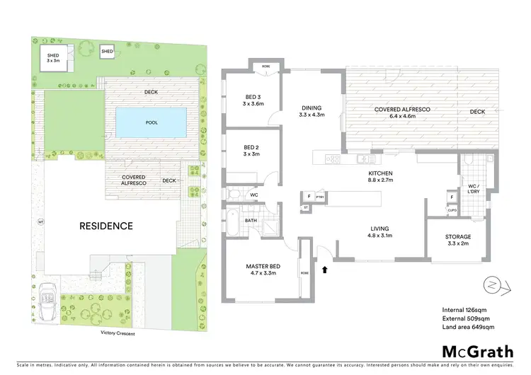 Floorplan of Homely house listing, 26 Victory Crescent, Sunrise Beach QLD 4567